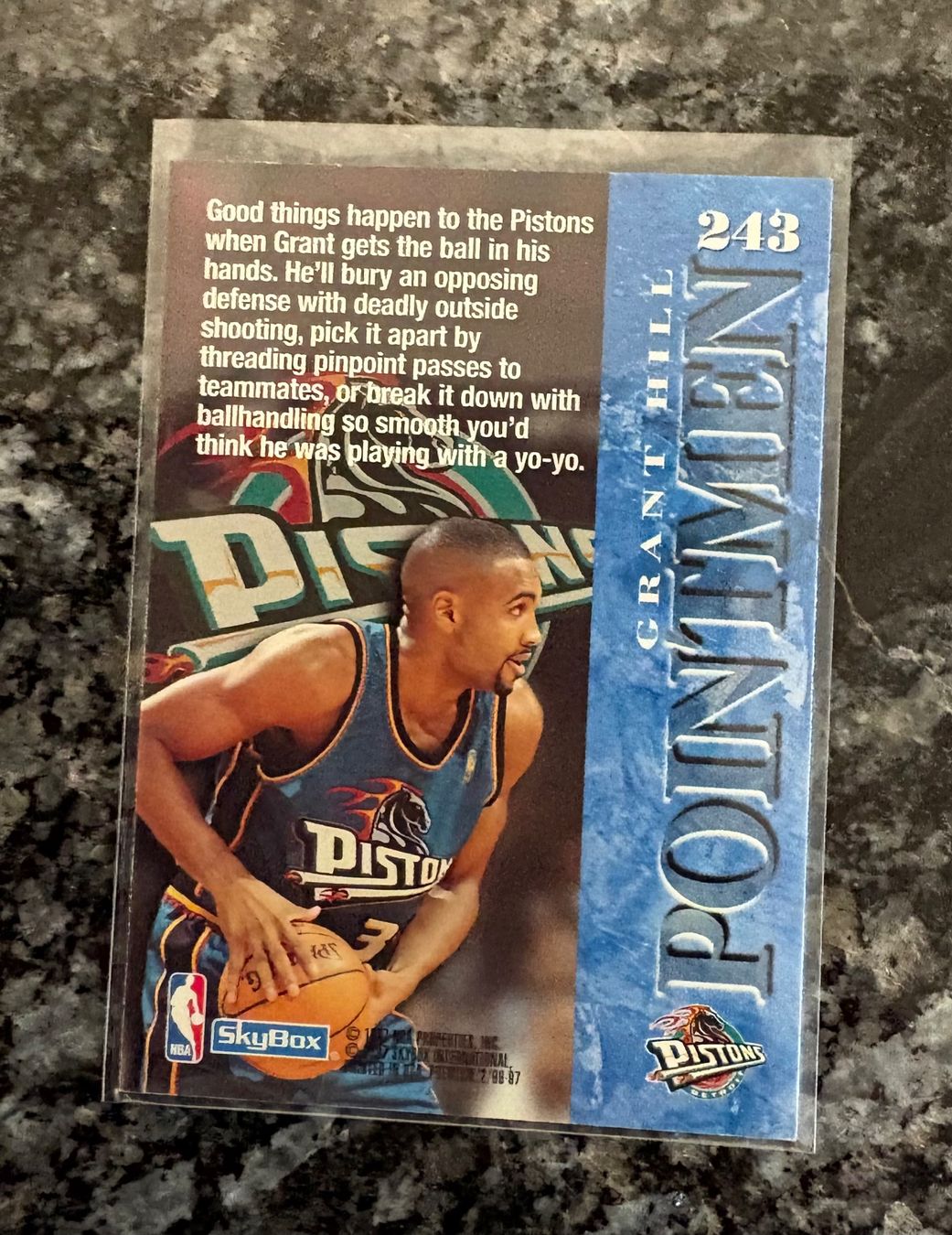 Nba Carte collezionabili: NBA Grant Hill Point Men Card – Nuovo (secondo la descrizione) da Muttenz venduto da joba23 1