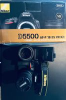 Nikon 5500 Komplettset mit Nikkor 18-55 mm und 55-200 mm