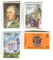 Briefmarken "Verfassung". Turks- und Caicosinseln