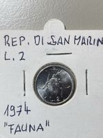 San Marino - 2 lires - 1974