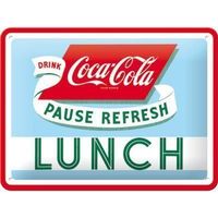 Blechschild 3D-COCA COLA-LUNCH