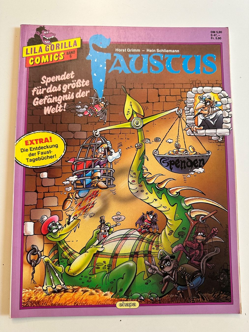 Fumetti: LILA GORILLA COMICS BAND 6 - FAUSTUS – Usato da Münsingen venduto da Ganjam
