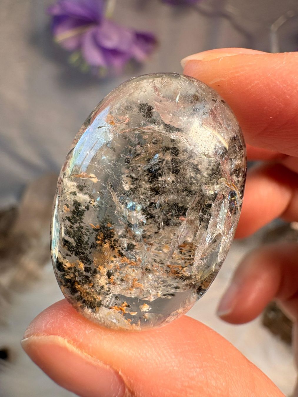 Mineralien & Heilsteine: Gartenquarz-Cabochons – Set aus 5 – Neu (gemäss Beschreibung) aus Neuheim von mha_m79d 3