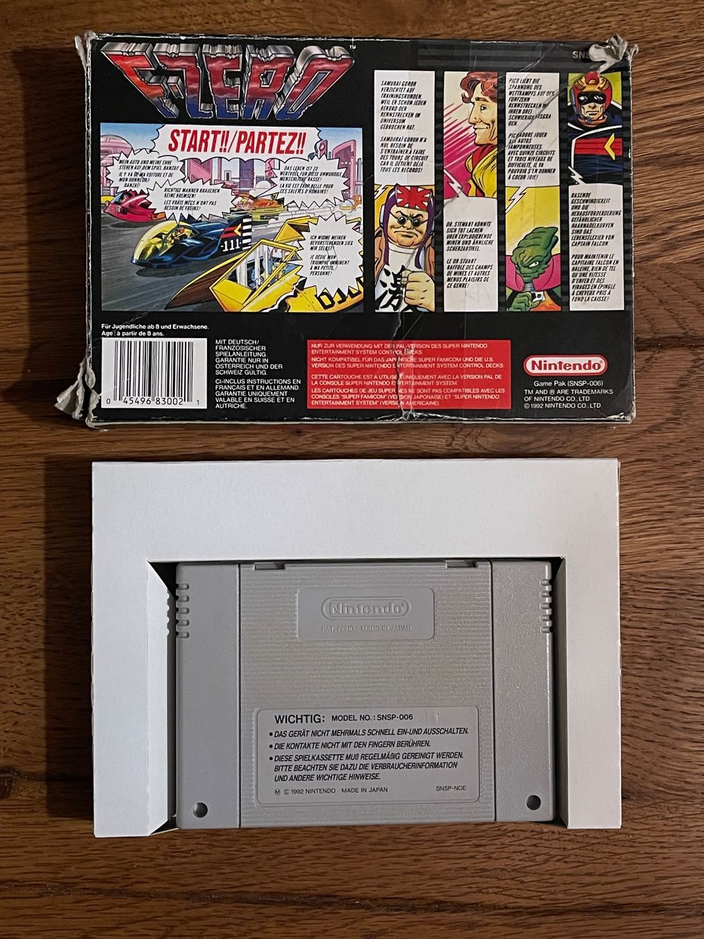 Nintendo Giochi: F-Zero, Super Nintendo, SNES mit Orginalverpackung gebraucht – Usato da Zuerich venduto da Dorsi 1