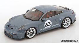 Porsche 911 (992) S/T #63 shoreblue 2024 / GT Spirit 1:18