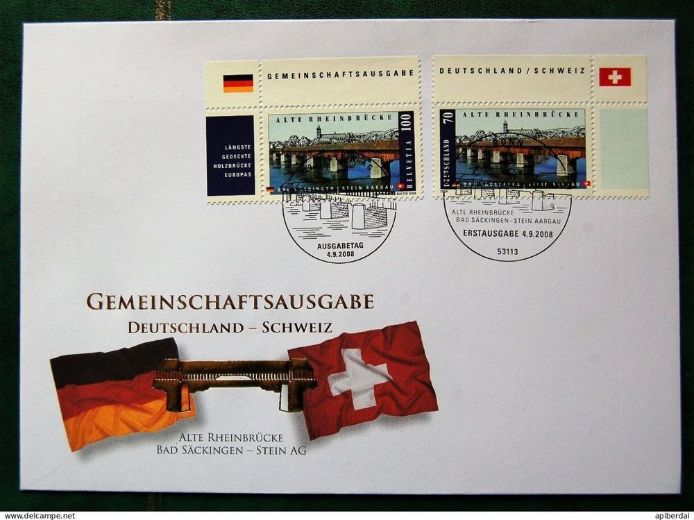 Tutti i francobolli: Suisse - 7 FDC différentes – Usato da Gland venduto da pas_wxw 3