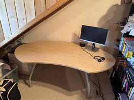 Werndl Büroschreibtisch 180 × 95 cm  Top Zustand