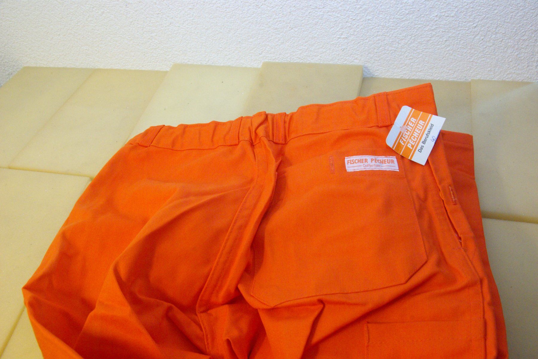 Hosen: Fischer Pêcheur Arbeitshose Gr. 40, orange – Neu (gemäss Beschreibung) aus Herisau von Cevianer1844 2