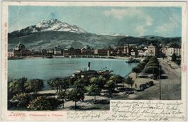 LU 49 Luzern Promenade Pilatus 1903 taxiert -  taxé