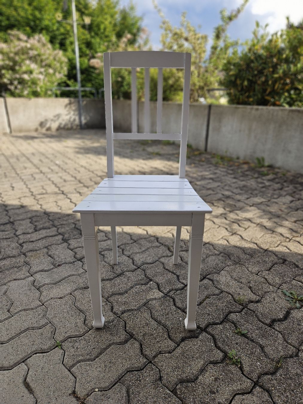 Sedie: 2 Holzstühle weiss – Usato da Schaffhausen venduto da gaze15 1