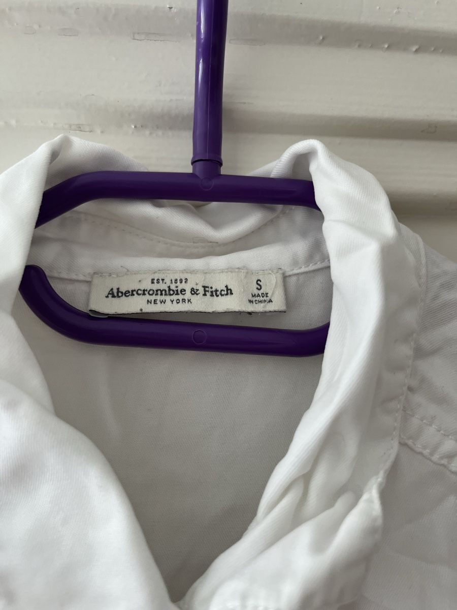 Abercrombie Camicette: Abercrombie & Fitch Hemd weiss – Nuovo (secondo la descrizione) da Zürich venduto da Closetbesties 1