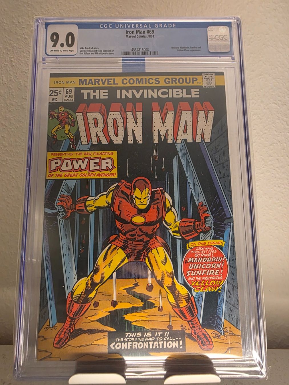 Comics: CGC 9.0 Comic Invincible Iron Man 69 Marvel – Neu und originalverpackt aus Muttenz von zio_ttl5