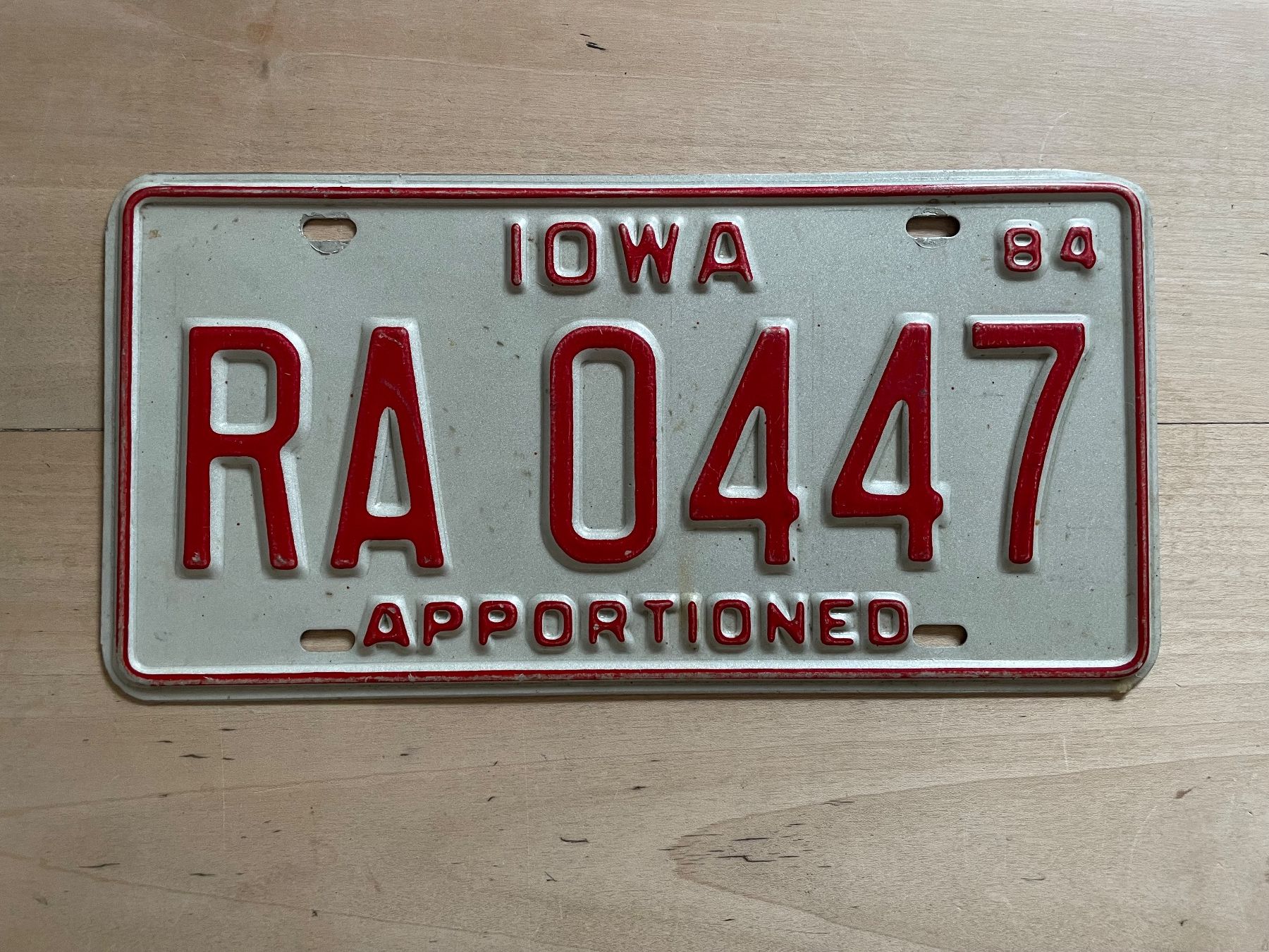 Insegne: Nummernschild IOWA USA – Usato da Basel venduto da steegg