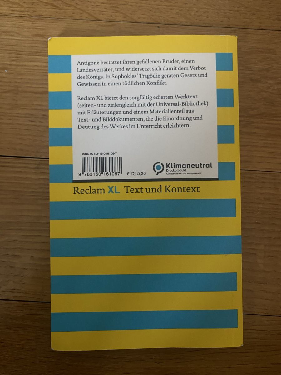 Livres: Antigone- Sophokles – Neuf (Voir description) à Solothurn par sar_mqw8 2