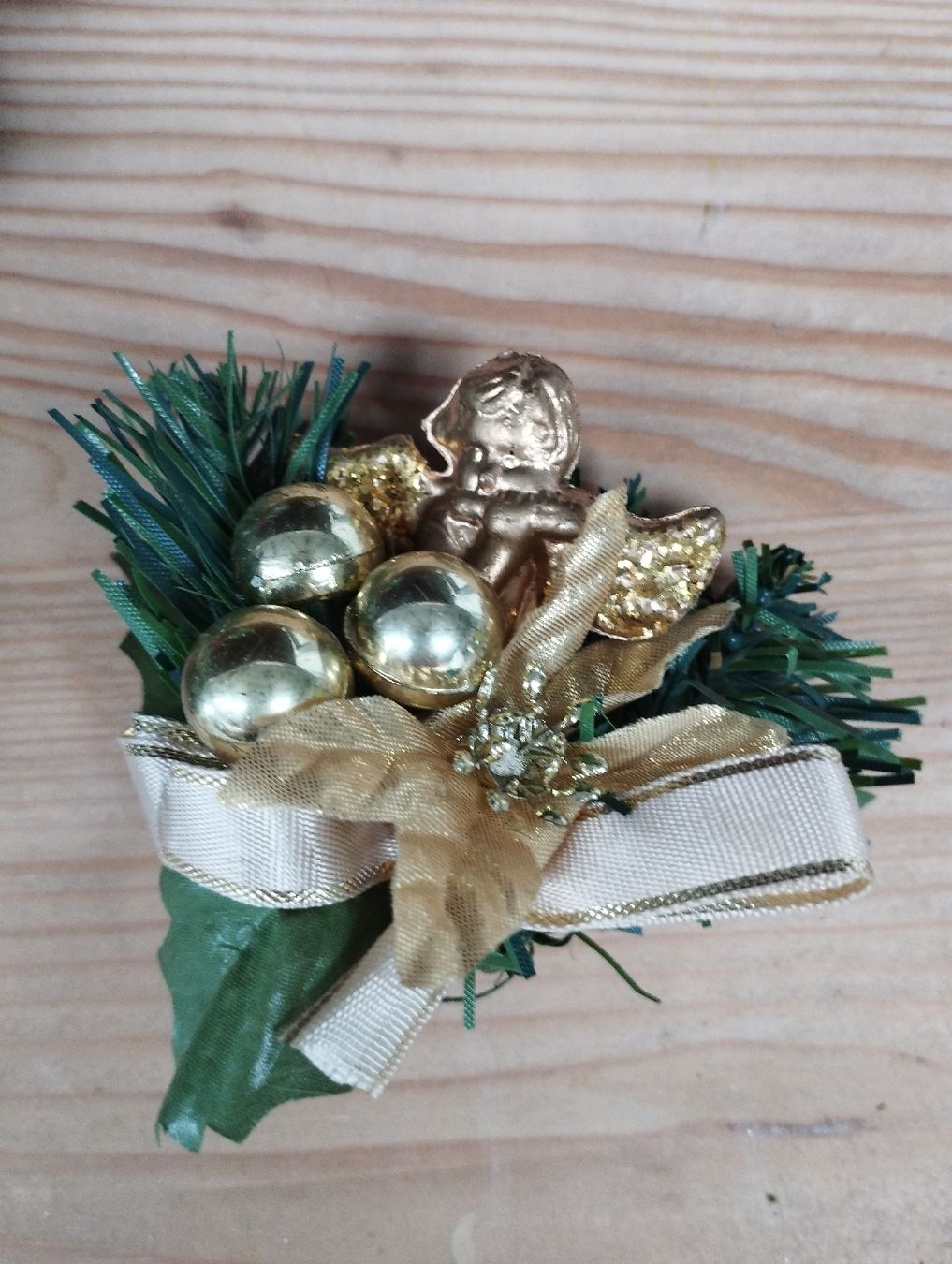 Tutte le decorazioni: Weihnachtsdeko Set Stechpalmen Engel Glocke  – Usato da Hallwil venduto da cao_x7wb 2
