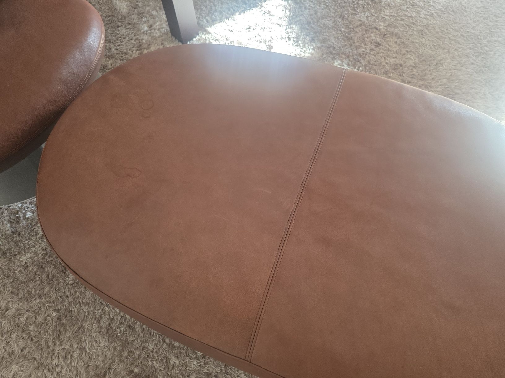 Natuzzi Fauteuils: Natuzzi Leder Drehsessel mit grossem Hocker / Fussablage – D'occasion à Schaffhausen par onetheroad2017 6
