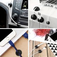 Kabelclips 5er Set selbstklebend – Kabelhalter Büro Auto