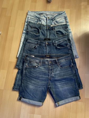 Jeans Kurz 4 Stück
