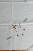Nappe de Noël blanche/Weihnachtstischdecke