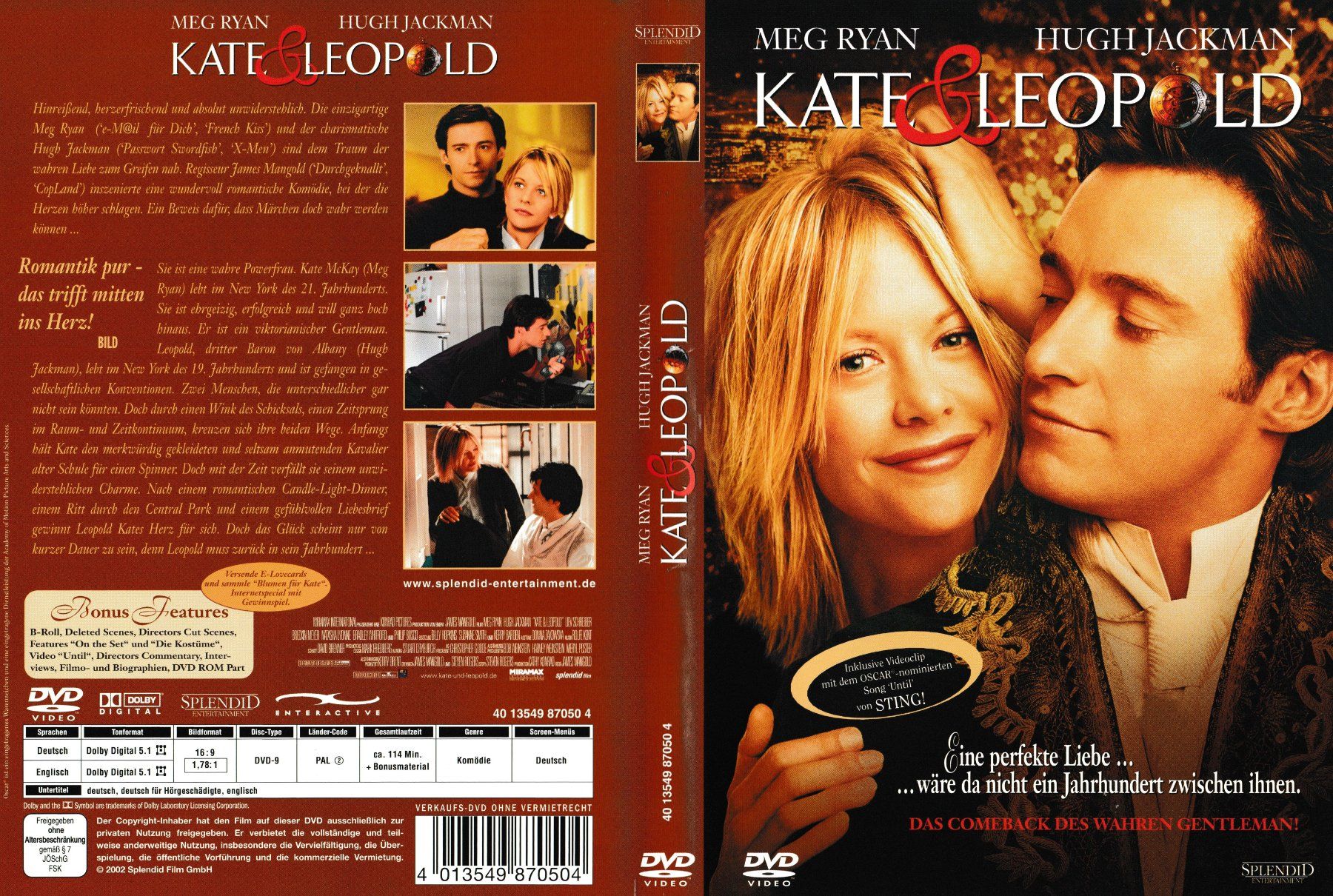 Tutti i DVDs: DVD - Kate & Leopold – Usato da Langnau am Albis venduto da MediaRescuerKeLoX