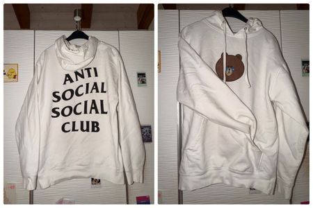 Anti Social Social Club Hoodie, Weiss🤍