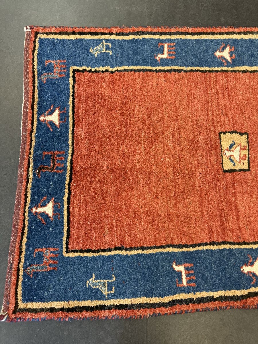 Tappeti: Gabbeh rot blau  – Nuovo (secondo la descrizione) da Liestal venduto da galerie_nategh 5