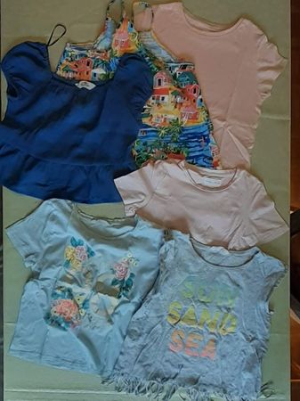 6x sommerliche Tops für 12-14 Jährige