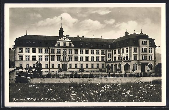Cartes postales: Appenzell, Kollegium St. Antonius mit bl – D'occasion à Berlin par bartko-reher