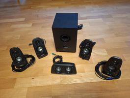 Logitech Z506 Surround Sound Lautsprecher guter Zustand