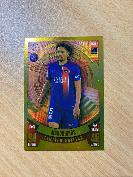 Topps Match Attax 2023 Limited Edition Marquinhos PSG 1