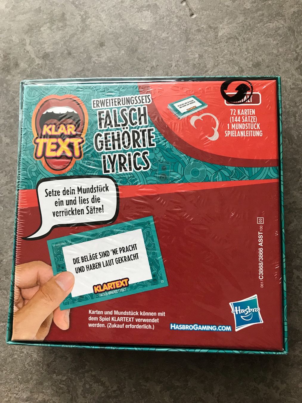 Hasbro Spiele: Klar Text Falsch Gehörte Lyrics – Neu und originalverpackt aus Zürich von ljp_2hsx 1
