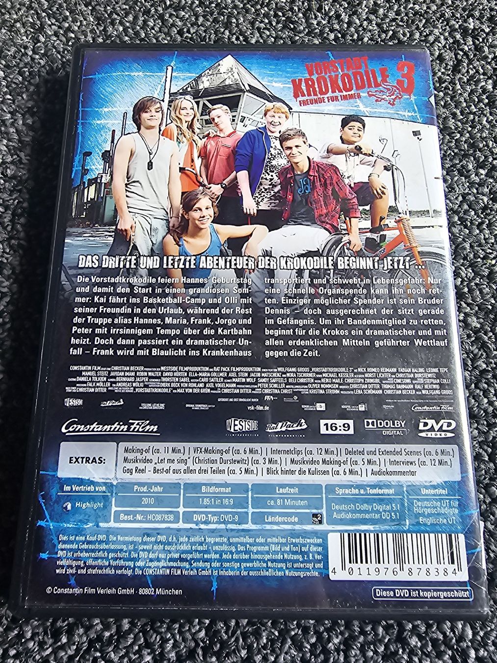 Tutti i DVDs: DVD Vorstadtkrokodile 3 (23448) – Usato da Ruswil venduto da jan_bxl5 1