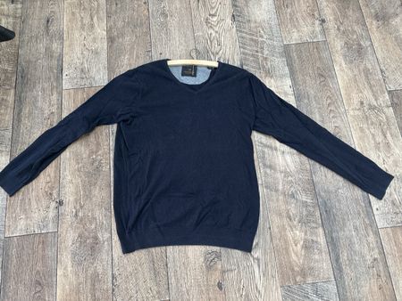 Scotch & Soda Pulli V-Ausschnitt Gr. M dunkelblau perfekt fü