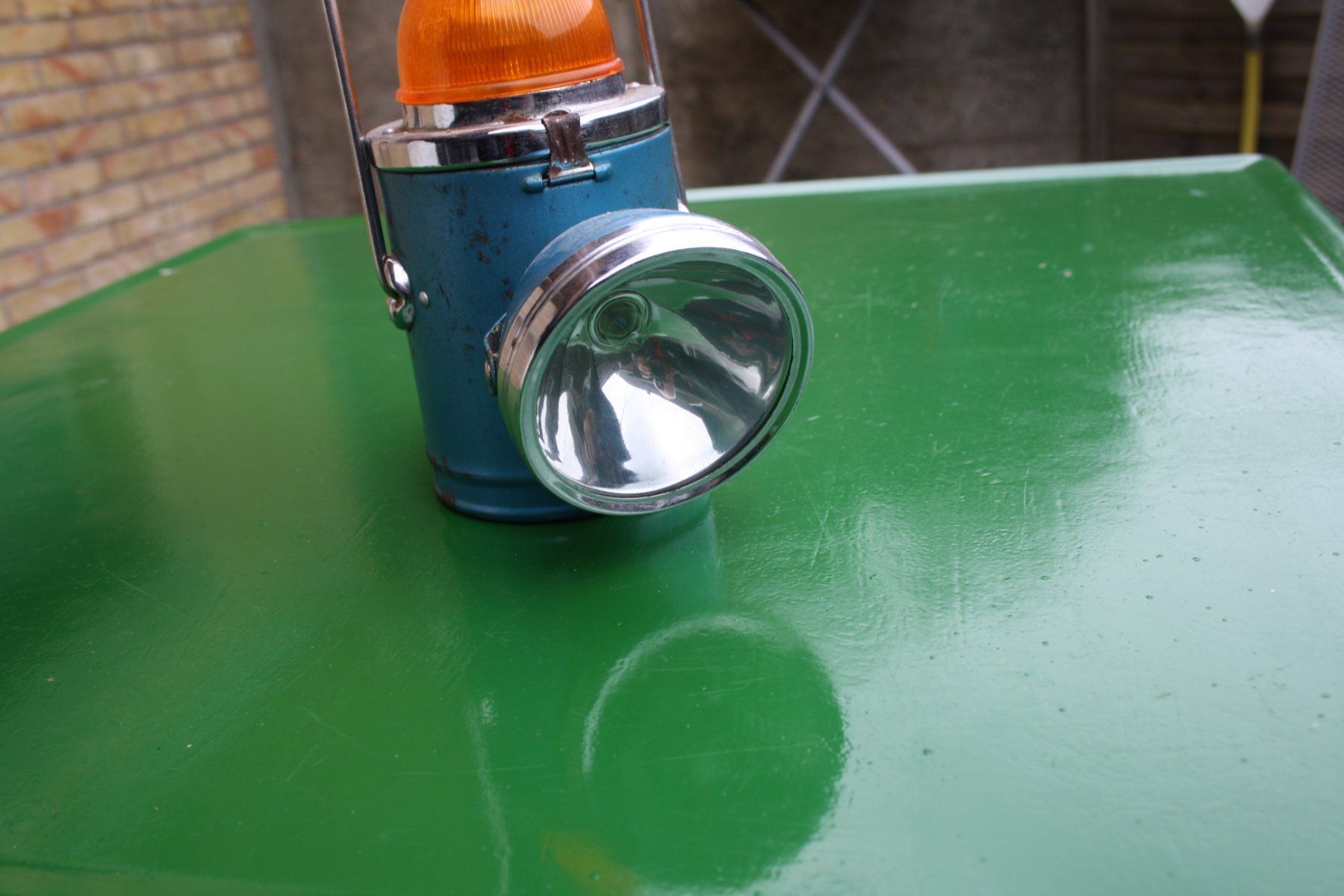 Lampade: ANTIKE  LAMPE  TASCHENLAMPE – Usato da Wauwil venduto da Pneuedy 4
