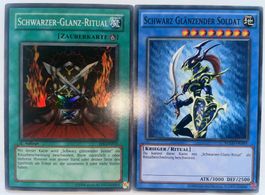YuGiOh Schwarz glänzender Soldat + Ritual