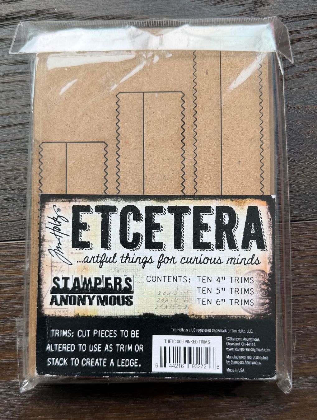 Tim Holtz Sciablone: Tim Holtz / Stampers Anonymous Etcetera – Nuovo e nell'imballaggio originale da Zürich venduto da Sunset69