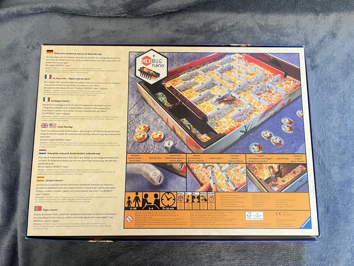 Ravensburger Giochi: Jeu de société La Cucaracha Hexbug Nano- Idée cadeau! – Usato da Buchillon venduto da Samui3 1