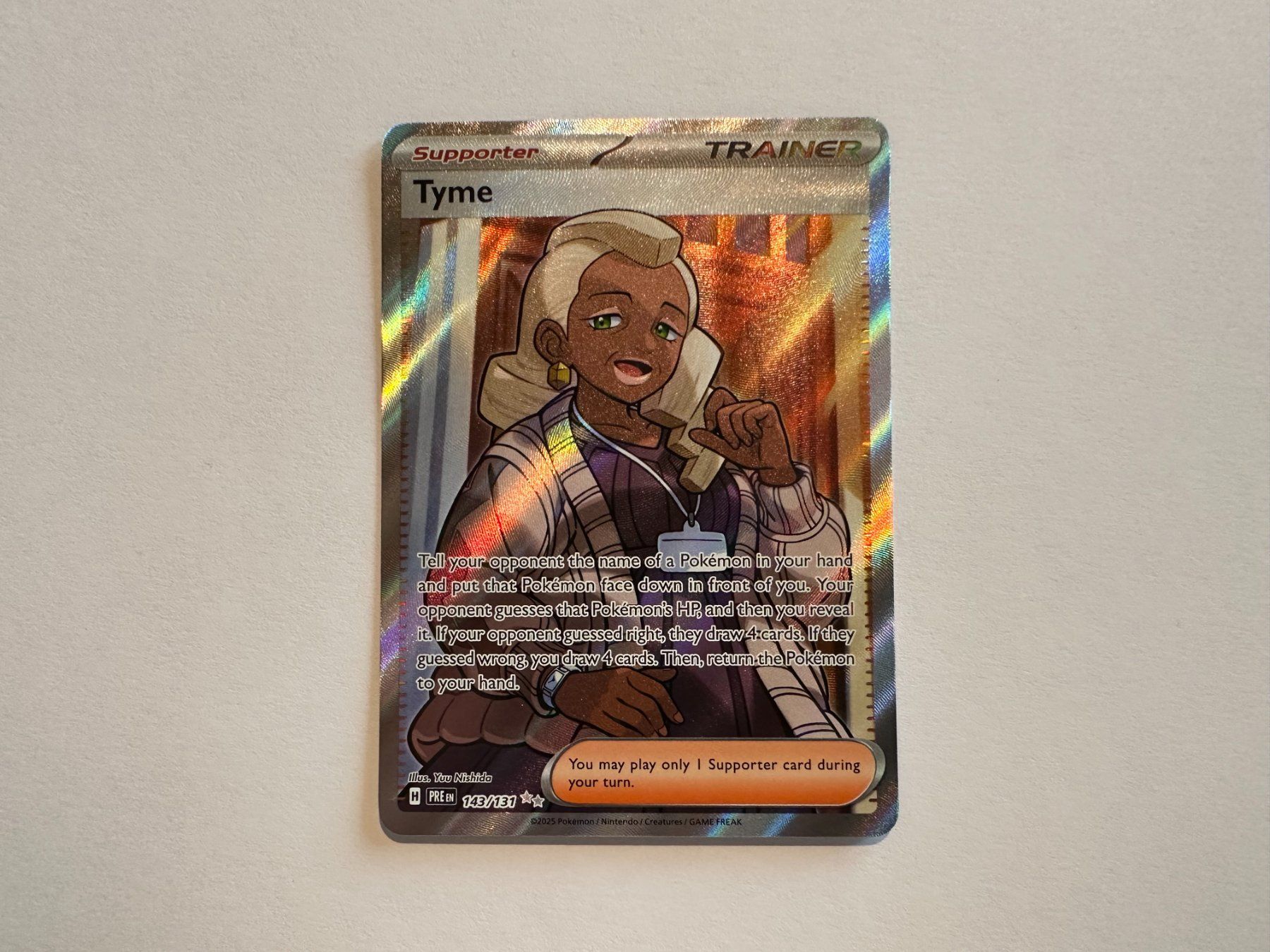 Pokémon Carte collezionabili: Trainer Tyme Prismatic Evolutions EN – Nuovo (secondo la descrizione) da Hagendorn venduto da Pokecollectorch 1