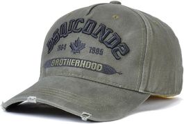 Dsquared2 / DSQ / ICON / D2 / Cap / Olivegrün / Neu