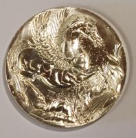 Hans Erni Medaille Poseidon Pegasos 1977 Silber ab 1 Fr. !!