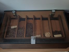 Antikes Humidor für Zigarren Tabak Pfeifen