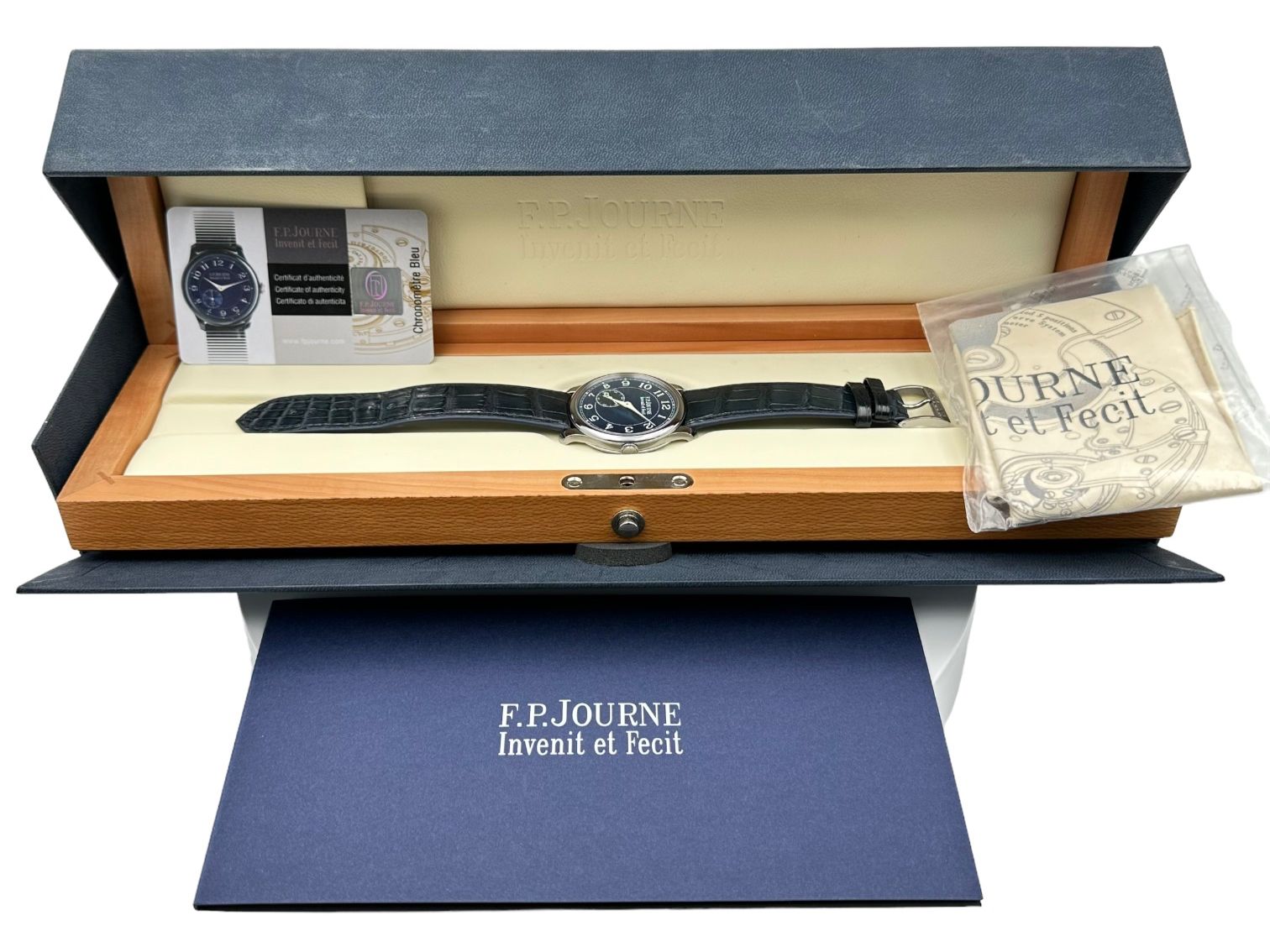 Patek Philippe Orologi: F.P.Journe Chronometre Bleu Full set unworn – Nuovo e nell'imballaggio originale da Genève venduto da Swisstreasures-SA 5