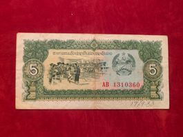 LAOS - 5 Kip 1979 - Sehr Schön / Très Beau