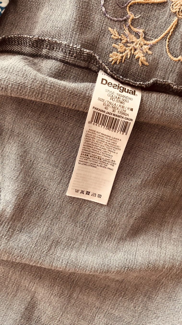 Desigual Vestiti: Desigual Jeans Kleid – Nuovo (secondo la descrizione) da Pfäffikon ZH venduto da 03Blume 4