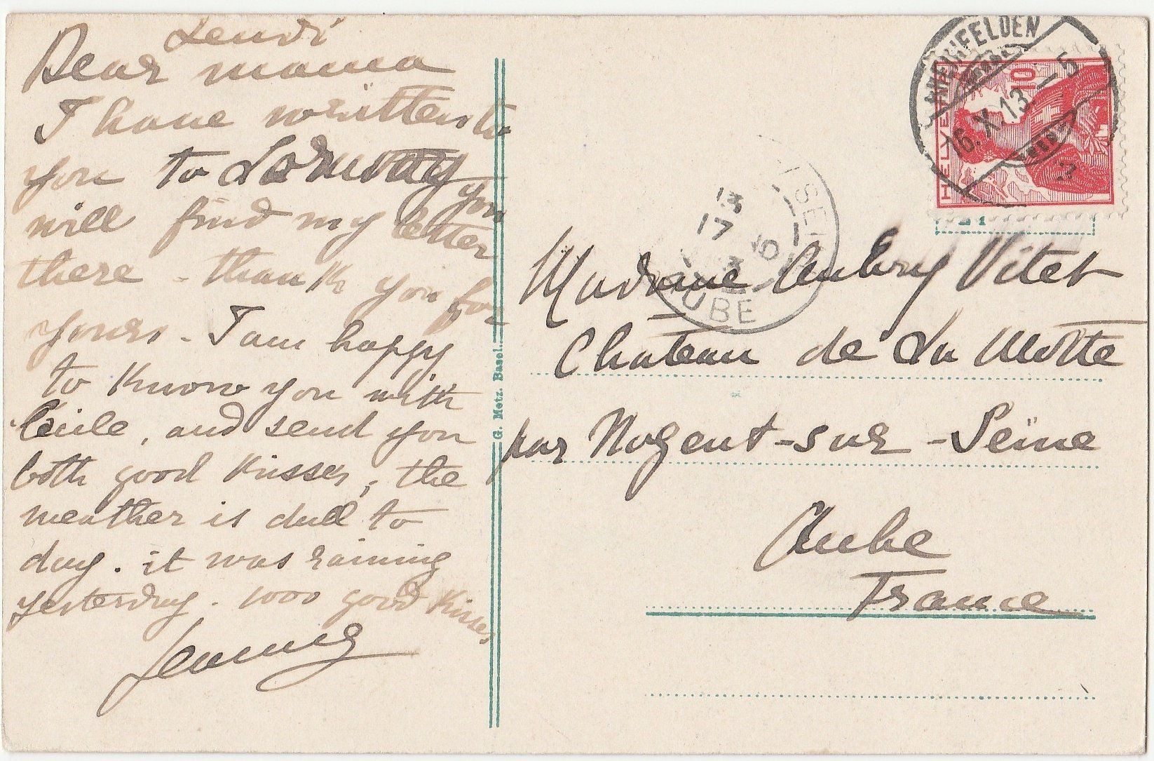 Cartoline postali: 16.X.13   -  Storchenturm – Usato da Fällanden venduto da Blausegelfliege