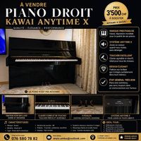 Piano droit KAWAI  Noir brillant  3500 CHF à discuter
