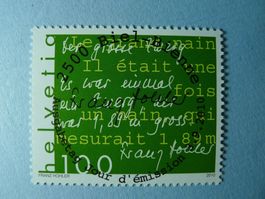 2010 Sondermarke Franz Hohler 1365 ET Vollstempel