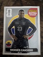 Panini Extra Sticker Moises Caocedo silber