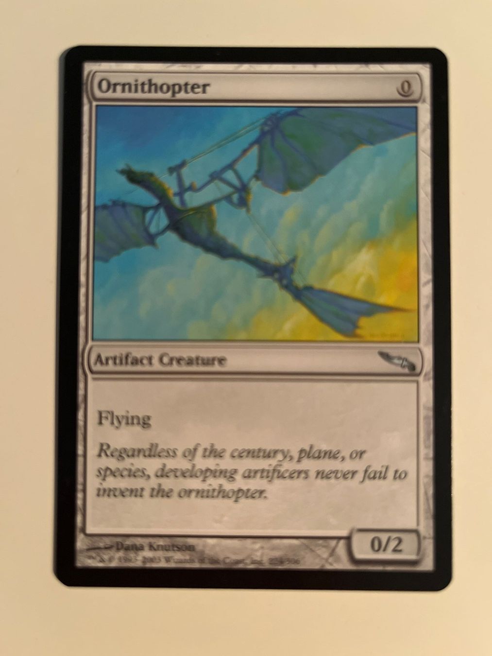 Magic The Gathering Carte collezionabili: 1 x Ornithopter - Magic: The Gathering - MtG – Usato da Kriens venduto da Shadi1980