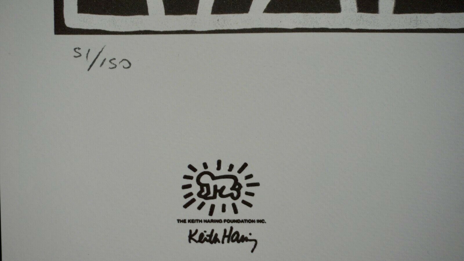 Foto & Immagini: KEITH HARING   HANNUMMERIERT DRUCKSIGNIERT – Usato da Gersau venduto da kunst-online 2